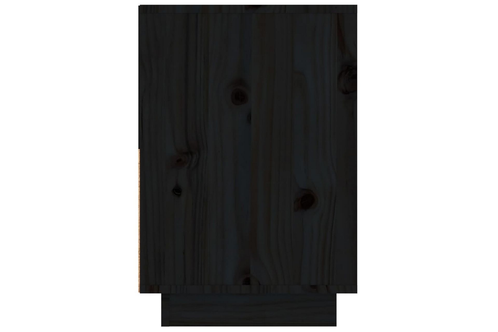 beBasic Nattbord 2 stk svart 60x34x51 heltre furu - Svart - Møbler - Bord - Avlastningsbord - Sengebord & nattbord
