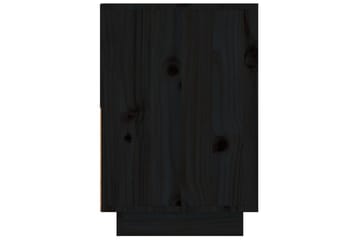 beBasic Nattbord 2 stk svart 60x34x51 heltre furu - Svart - Møbler - Bord - Avlastningsbord - Sengebord & nattbord