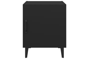 beBasic Nattbord 2 stk svart konstruert tre - Svart - Møbler - Bord - Avlastningsbord - Sengebord & nattbord