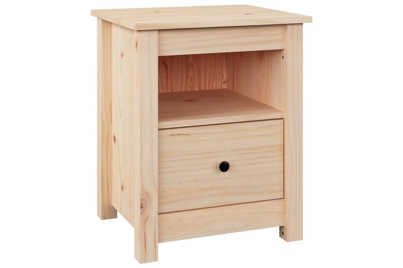 beBasic Nattbord 40x35x49 cm heltre furu - Brun - Møbler - Bord - Avlastningsbord - Sengebord & nattbord