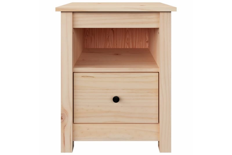 beBasic Nattbord 40x35x49 cm heltre furu - Brun - Møbler - Bord - Avlastningsbord - Sengebord & nattbord