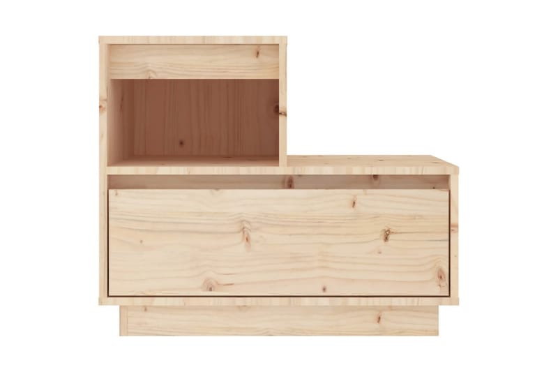beBasic Nattbord 60x34x51 cm heltre furu - Brun - Møbler - Bord - Avlastningsbord - Sengebord & nattbord