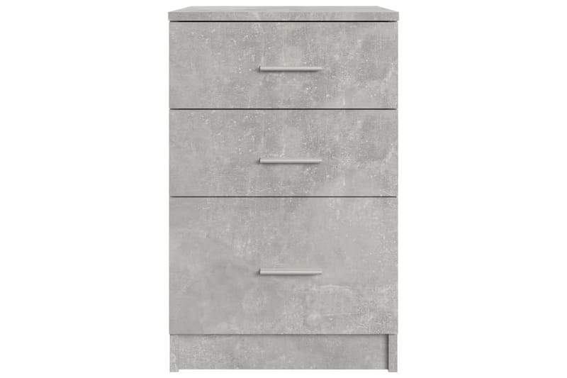 beBasic Nattbord betonggrå 40x40x63 cm konstruert tre - GrÃ¥ - Møbler - Bord - Avlastningsbord - Sengebord & nattbord