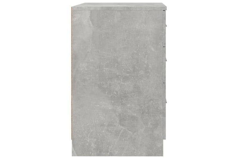 beBasic Nattbord betonggrå 40x40x63 cm konstruert tre - GrÃ¥ - Møbler - Bord - Avlastningsbord - Sengebord & nattbord