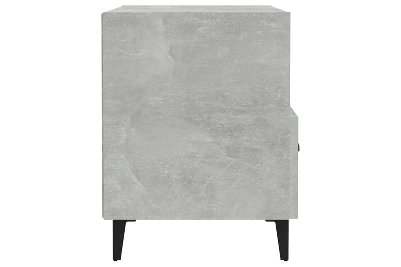 beBasic Nattbord betonggrå konstruert tre - GrÃ¥ - Møbler - Bord - Avlastningsbord - Sengebord & nattbord