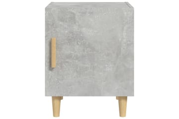 beBasic Nattbord betonggrå konstruert tre - GrÃ¥ - Møbler - Bord - Avlastningsbord - Sengebord & nattbord