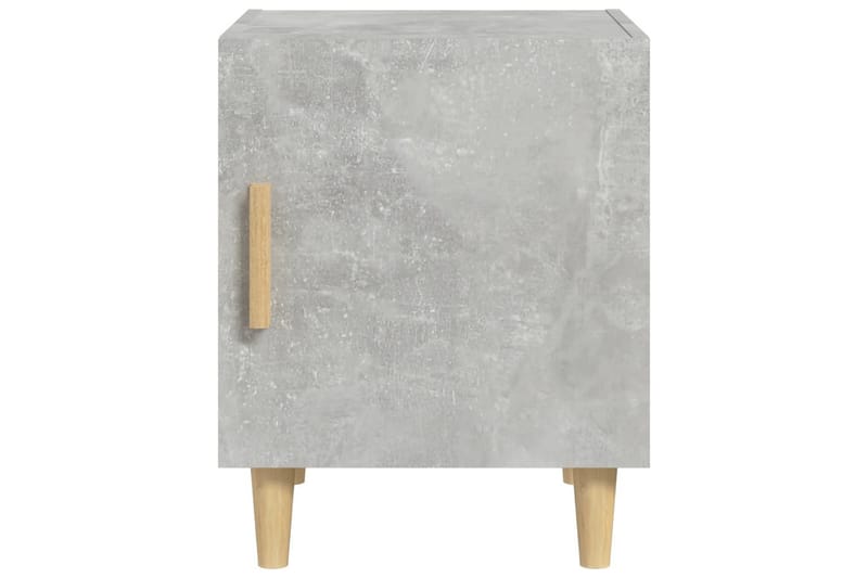 beBasic Nattbord betonggrå konstruert tre - GrÃ¥ - Møbler - Bord - Avlastningsbord - Sengebord & nattbord