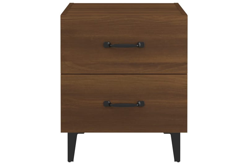 beBasic Nattbord brun eik 40x35x47,5 cm - Brun - Møbler - Bord - Avlastningsbord - Sengebord & nattbord