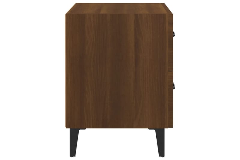 beBasic Nattbord brun eik 40x35x47,5 cm - Brun - Møbler - Bord - Avlastningsbord - Sengebord & nattbord