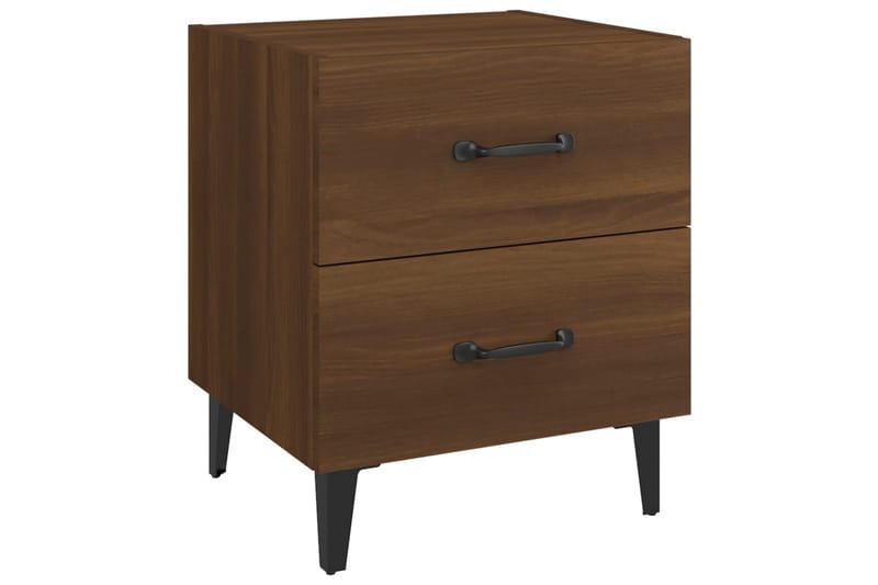 beBasic Nattbord brun eik 40x35x47,5 cm - Brun - Møbler - Bord - Avlastningsbord - Sengebord & nattbord