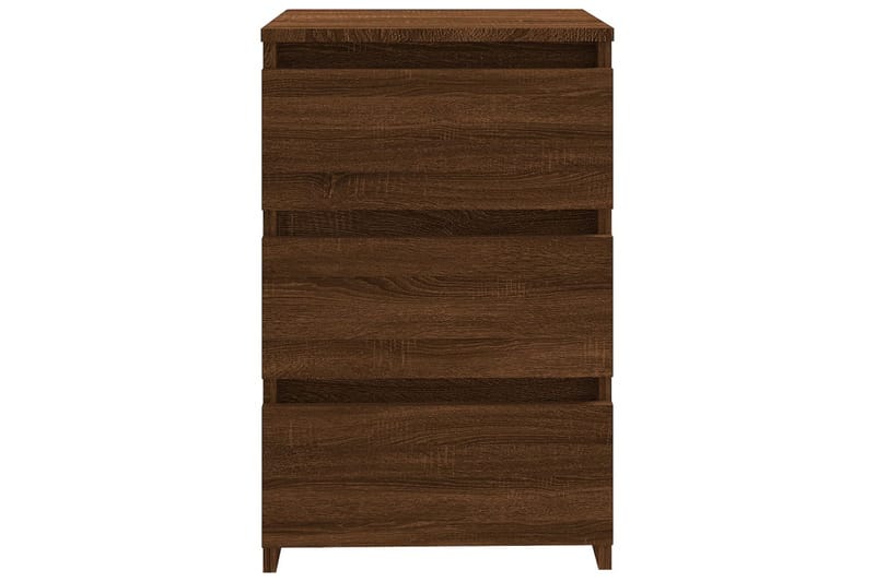 beBasic Nattbord brun eik 40x35x62,5 cm konstruert tre - Brun - Møbler - Bord - Avlastningsbord - Sengebord & nattbord