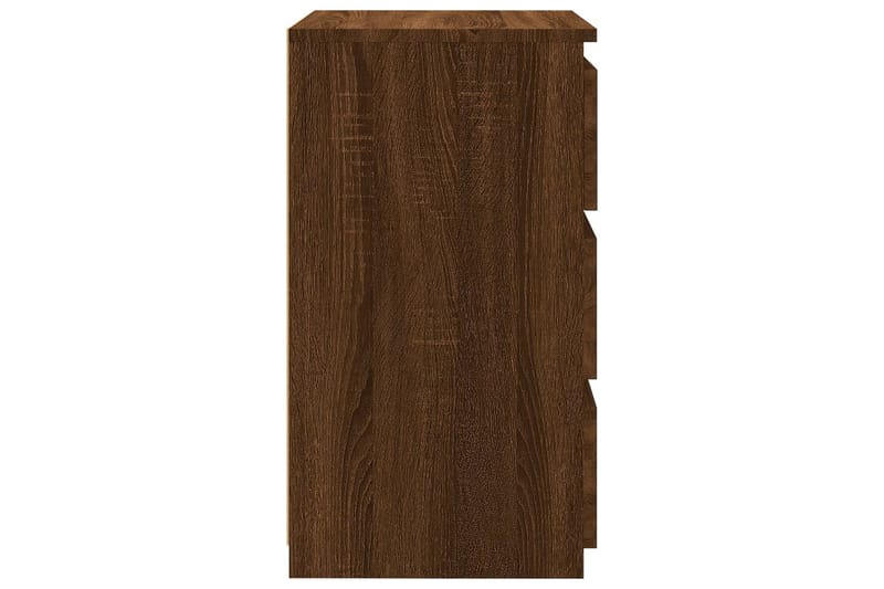 beBasic Nattbord brun eik 40x35x62,5 cm konstruert tre - Brun - Møbler - Bord - Avlastningsbord - Sengebord & nattbord