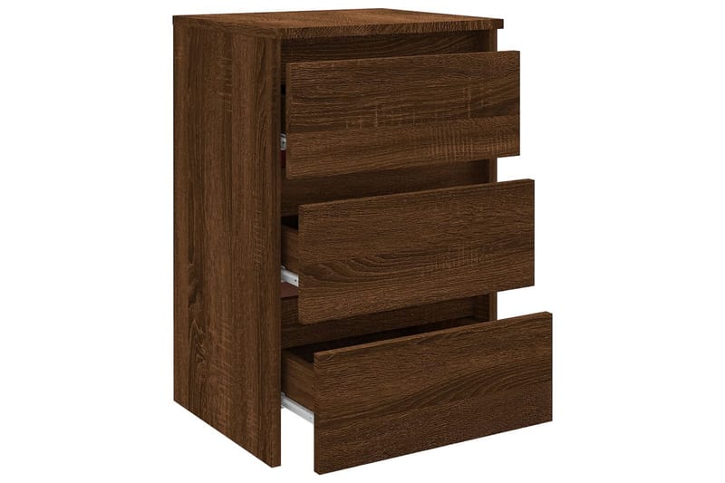 beBasic Nattbord brun eik 40x35x62,5 cm konstruert tre - Brun - Møbler - Bord - Avlastningsbord - Sengebord & nattbord