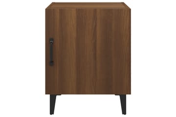 beBasic Nattbord brun eik konstruert tre - Brun - Møbler - Bord - Avlastningsbord - Sengebord & nattbord
