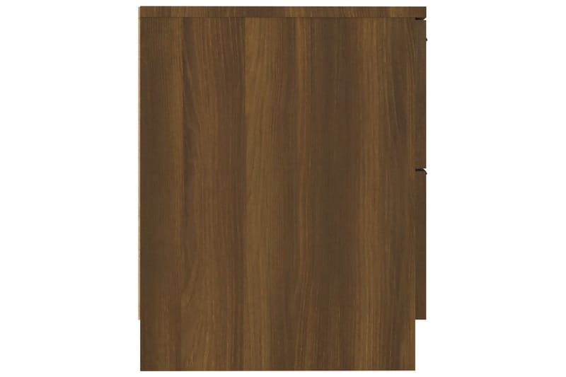 beBasic Nattbord brun eik konstruert tre - Brun - Møbler - Bord - Avlastningsbord - Sengebord & nattbord