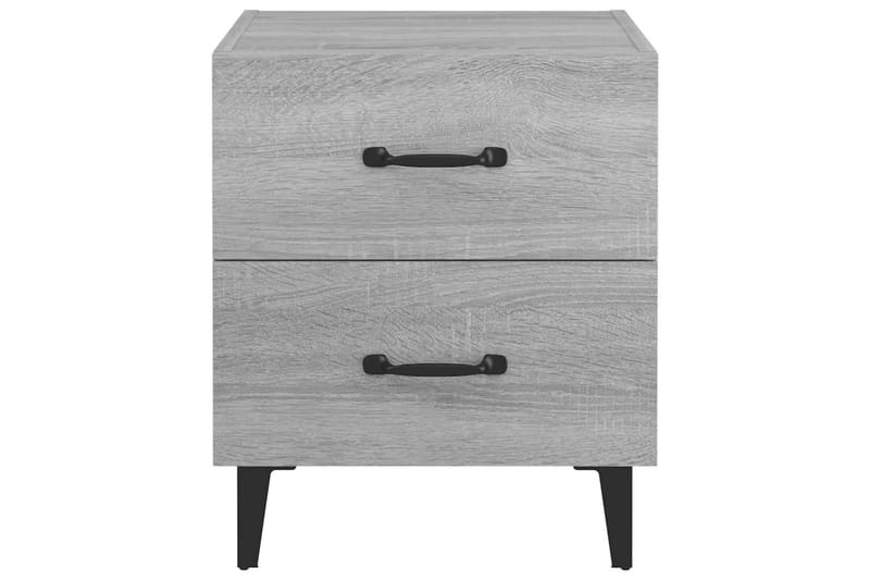 beBasic Nattbord grå sonoma 40x35x47,5 cm - GrÃ¥ - Møbler - Bord - Avlastningsbord - Sengebord & nattbord