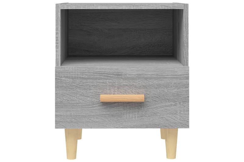 beBasic Nattbord grå sonoma 40x35x47 cm - GrÃ¥ - Møbler - Bord - Avlastningsbord - Sengebord & nattbord