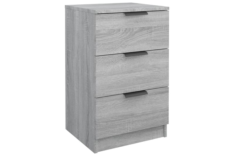 beBasic Nattbord grå sonoma 40x36x65 cm - GrÃ¥ - Møbler - Bord - Avlastningsbord - Sengebord & nattbord
