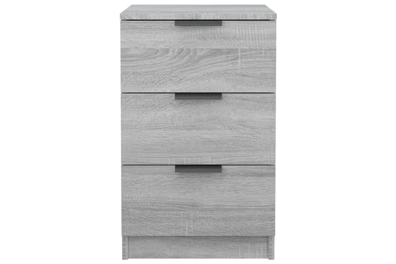 beBasic Nattbord grå sonoma 40x36x65 cm - GrÃ¥ - Møbler - Bord - Avlastningsbord - Sengebord & nattbord