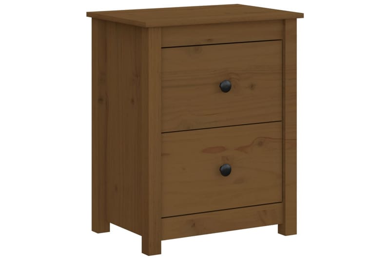 beBasic Nattbord honningbrun 50x35x61,5 cm heltre furu - Brun - Møbler - Bord - Avlastningsbord - Sengebord & nattbord