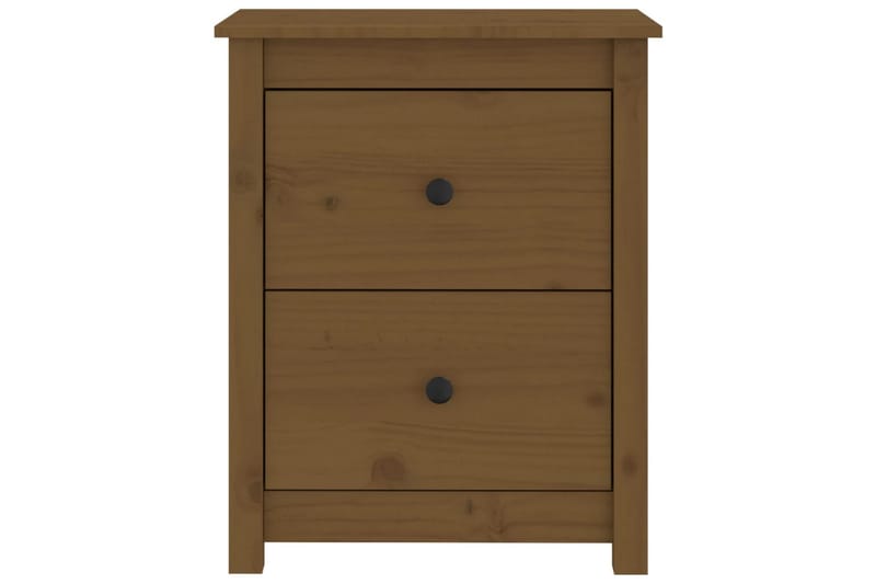 beBasic Nattbord honningbrun 50x35x61,5 cm heltre furu - Brun - Møbler - Bord - Avlastningsbord - Sengebord & nattbord