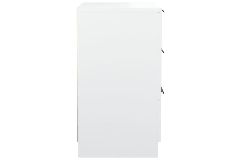 beBasic Nattbord hvit 40x36x65 cm - Hvit - Møbler - Bord - Avlastningsbord - Sengebord & nattbord