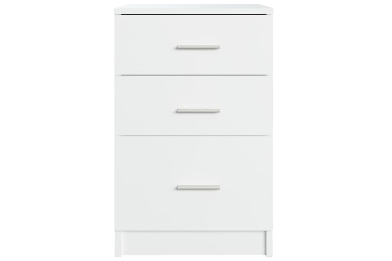 beBasic Nattbord hvit 40x40x63 cm konstruert tre - Hvit - Møbler - Bord - Avlastningsbord - Sengebord & nattbord