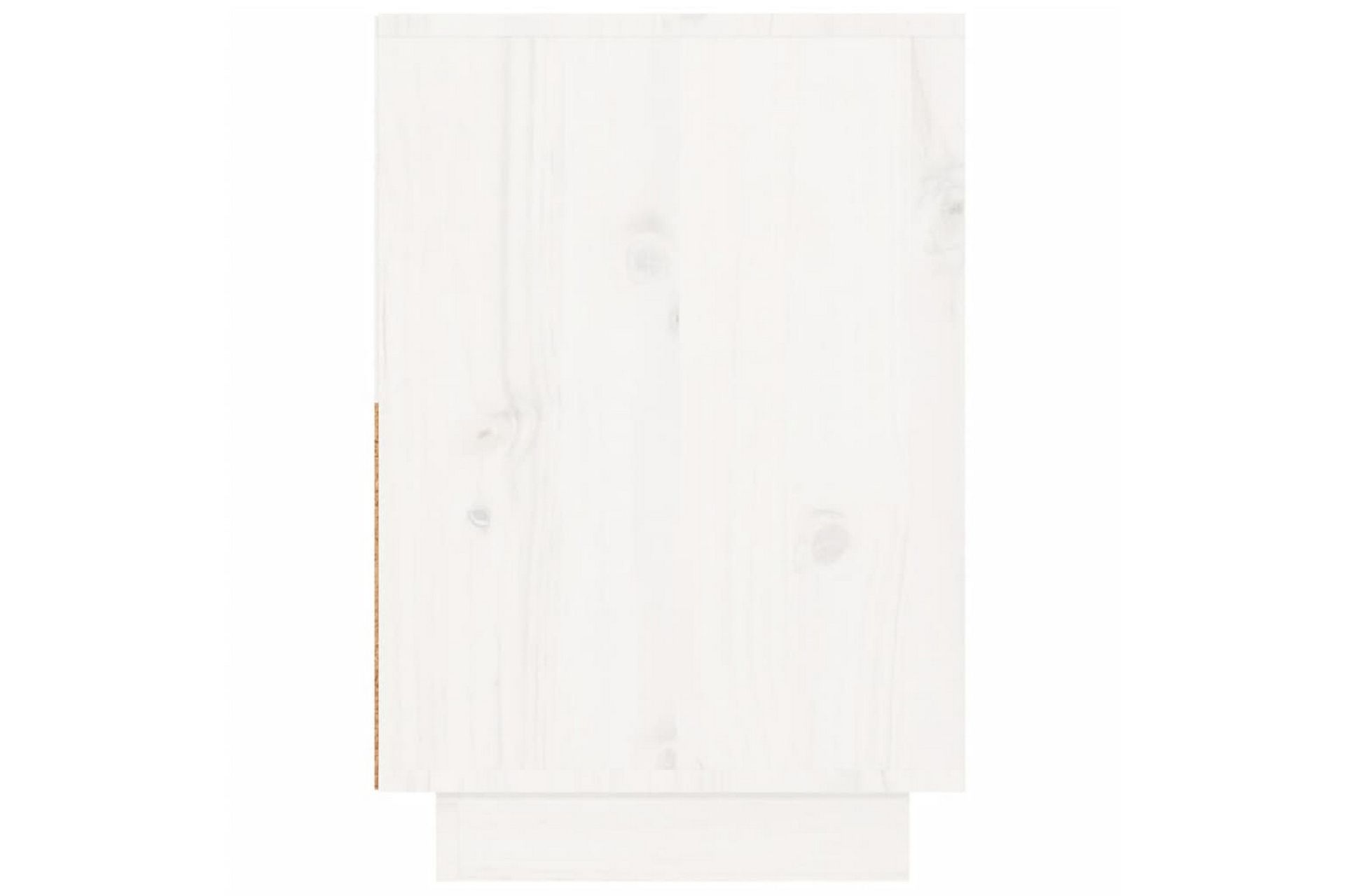beBasic Nattbord hvit 60x34x51 heltre furu - Hvit - Møbler - Bord - Avlastningsbord - Sengebord & nattbord