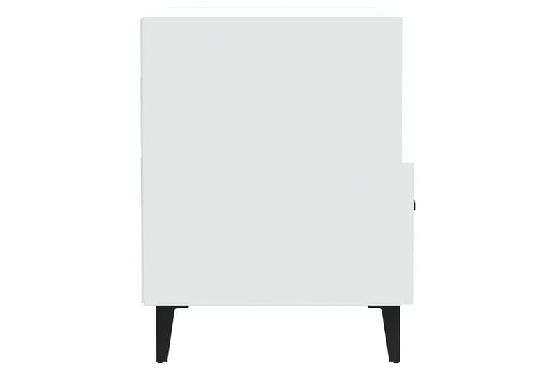 beBasic Nattbord hvit konstruert tre - Hvit - Møbler - Bord - Avlastningsbord - Sengebord & nattbord