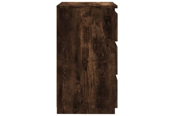 beBasic Nattbord røkt eik 40x35x62,5 cm konstruert tre - Brun - Møbler - Bord - Avlastningsbord - Sengebord & nattbord
