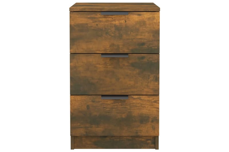 beBasic Nattbord røkt eik 40x36x65 cm - Brun - Møbler - Bord - Avlastningsbord - Sengebord & nattbord