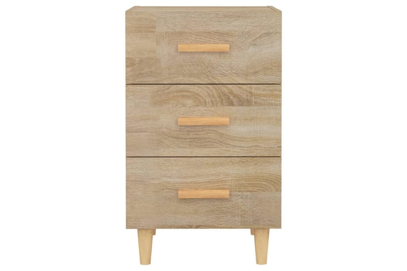 beBasic Nattbord sonoma eik 40x40x66 cm konstruert tre - Brun - Møbler - Bord - Avlastningsbord - Sengebord & nattbord