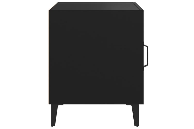 beBasic Nattbord svart konstruert tre - Svart - Møbler - Bord - Avlastningsbord - Sengebord & nattbord