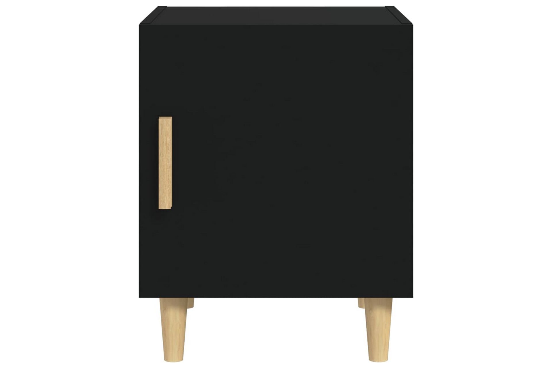 beBasic Nattbord svart konstruert tre - Svart - Møbler - Bord - Avlastningsbord - Sengebord & nattbord