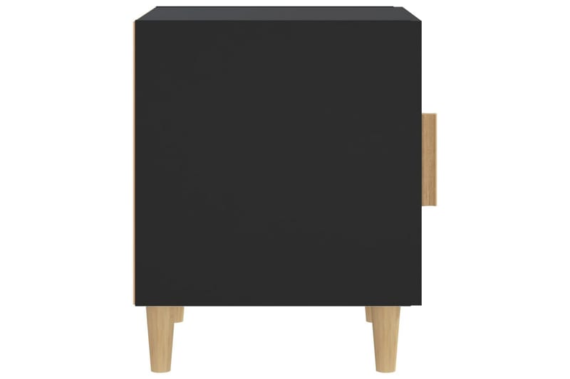 beBasic Nattbord svart konstruert tre - Svart - Møbler - Bord - Avlastningsbord - Sengebord & nattbord
