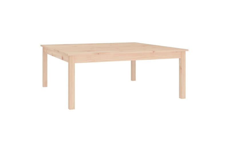 beBasic Salongbord 100x100x40 cm heltre furu - Brun - Møbler - Bord - Avlastningsbord - Lampebord & sidebord