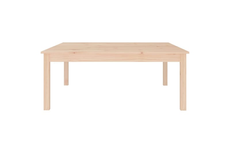 beBasic Salongbord 100x100x40 cm heltre furu - Brun - Møbler - Bord - Avlastningsbord - Lampebord & sidebord