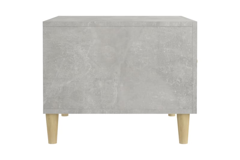beBasic Salongbord 2 stk betonggrå 50x50x40 cm konstruert tre - GrÃ¥ - Møbler - Bord - Avlastningsbord - Lampebord & sidebord