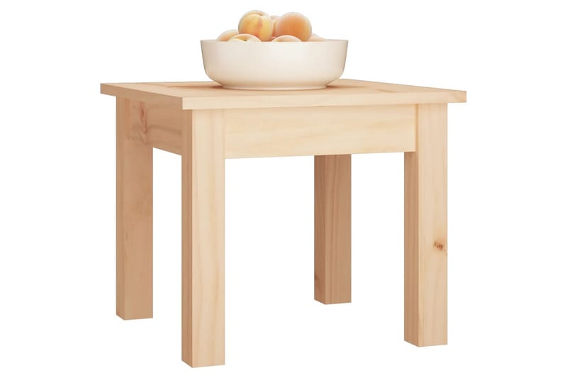 beBasic Salongbord 35x35x30 cm heltre furu - Brun - Møbler - Bord - Avlastningsbord - Lampebord & sidebord