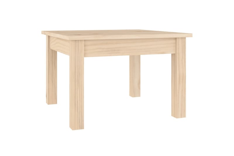 beBasic Salongbord 45x45x30 cm heltre furu - Brun - Møbler - Bord - Avlastningsbord - Lampebord & sidebord