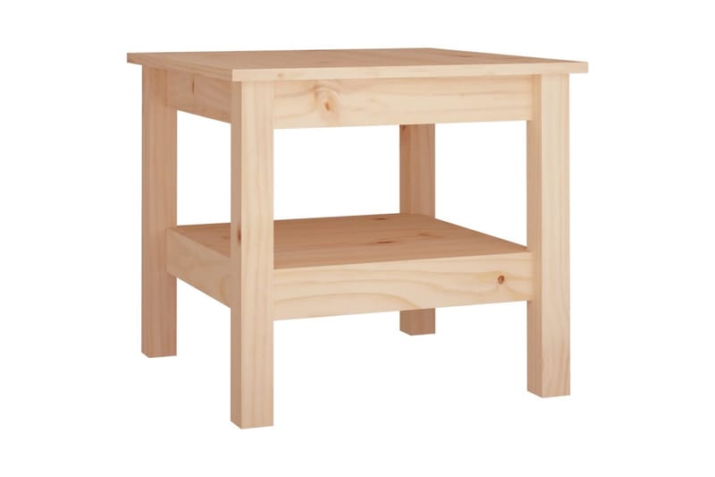 beBasic Salongbord 45x45x40 cm heltre furu - Brun - Møbler - Bord - Avlastningsbord - Lampebord & sidebord
