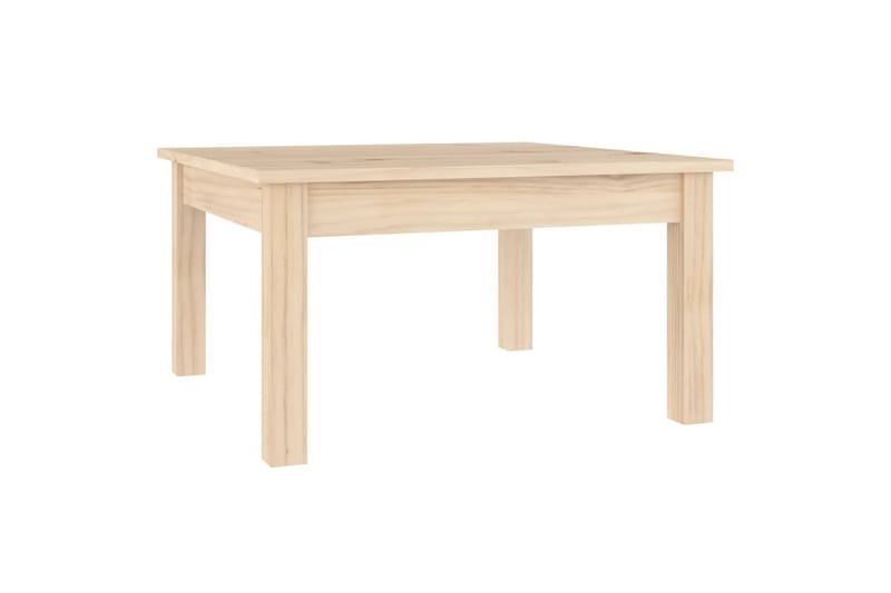 beBasic Salongbord 55x55x30 cm heltre furu - Brun - Møbler - Bord - Avlastningsbord - Lampebord & sidebord