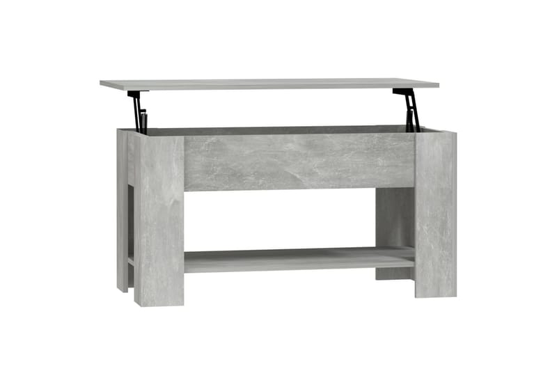 beBasic Salongbord betonggrå 101x49x52 cm konstruert tre - GrÃ¥ - Møbler - Bord - Avlastningsbord - Lampebord & sidebord