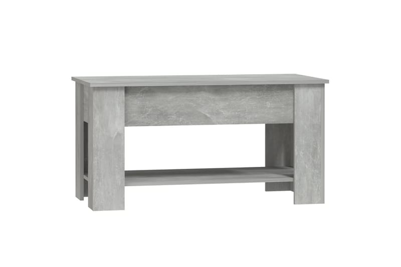 beBasic Salongbord betonggrå 101x49x52 cm konstruert tre - GrÃ¥ - Møbler - Bord - Avlastningsbord - Lampebord & sidebord