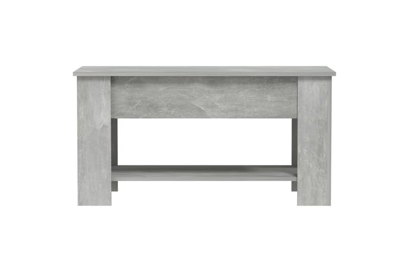 beBasic Salongbord betonggrå 101x49x52 cm konstruert tre - GrÃ¥ - Møbler - Bord - Avlastningsbord - Lampebord & sidebord