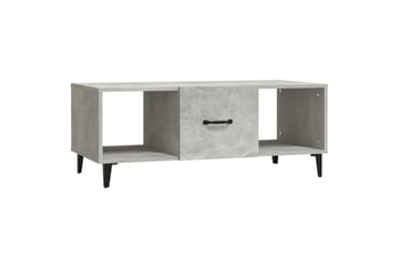 beBasic Salongbord betonggrå 102x50x40 cm konstruert tre - GrÃ¥ - Møbler - Bord - Avlastningsbord - Lampebord & sidebord