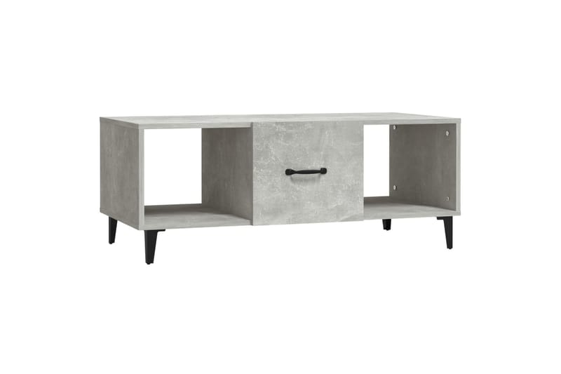 beBasic Salongbord betonggrå 102x50x40 cm konstruert tre - GrÃ¥ - Møbler - Bord - Avlastningsbord - Lampebord & sidebord