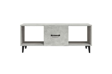 beBasic Salongbord betonggrå 102x50x40 cm konstruert tre - GrÃ¥ - Møbler - Bord - Avlastningsbord - Lampebord & sidebord