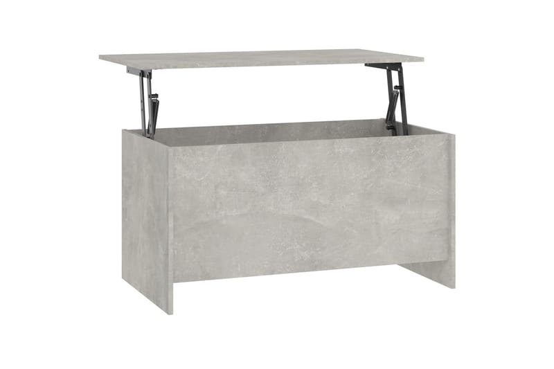 beBasic Salongbord betonggrå 102x55,5x52,5 cm konstruert tre - GrÃ¥ - Lampebord & sidebord - Brettbord og småbord