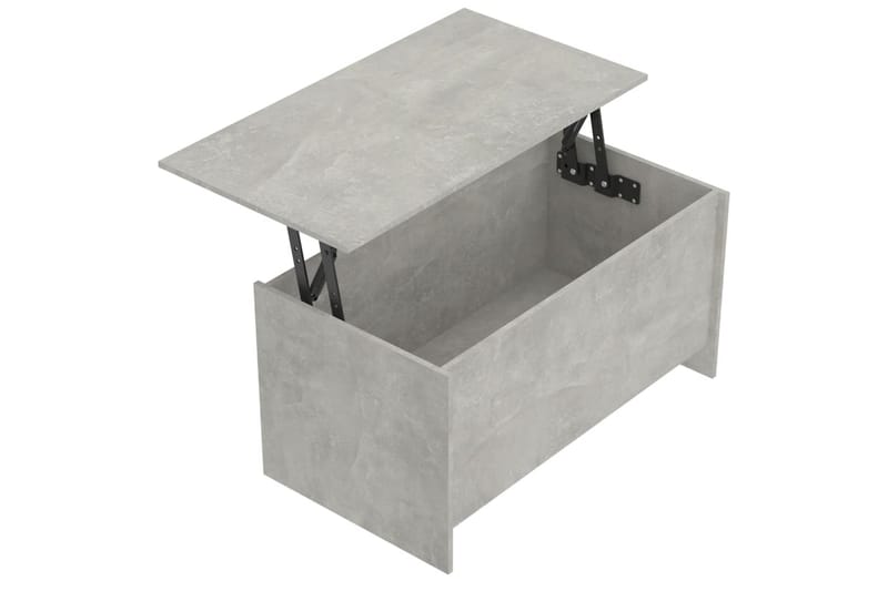 beBasic Salongbord betonggrå 102x55,5x52,5 cm konstruert tre - GrÃ¥ - Møbler - Bord - Avlastningsbord - Lampebord & sidebord